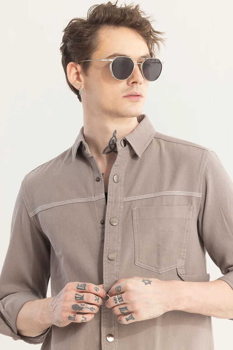 Denimite Beige Shirt