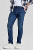 Dark Blue Tapered Fit Jeans