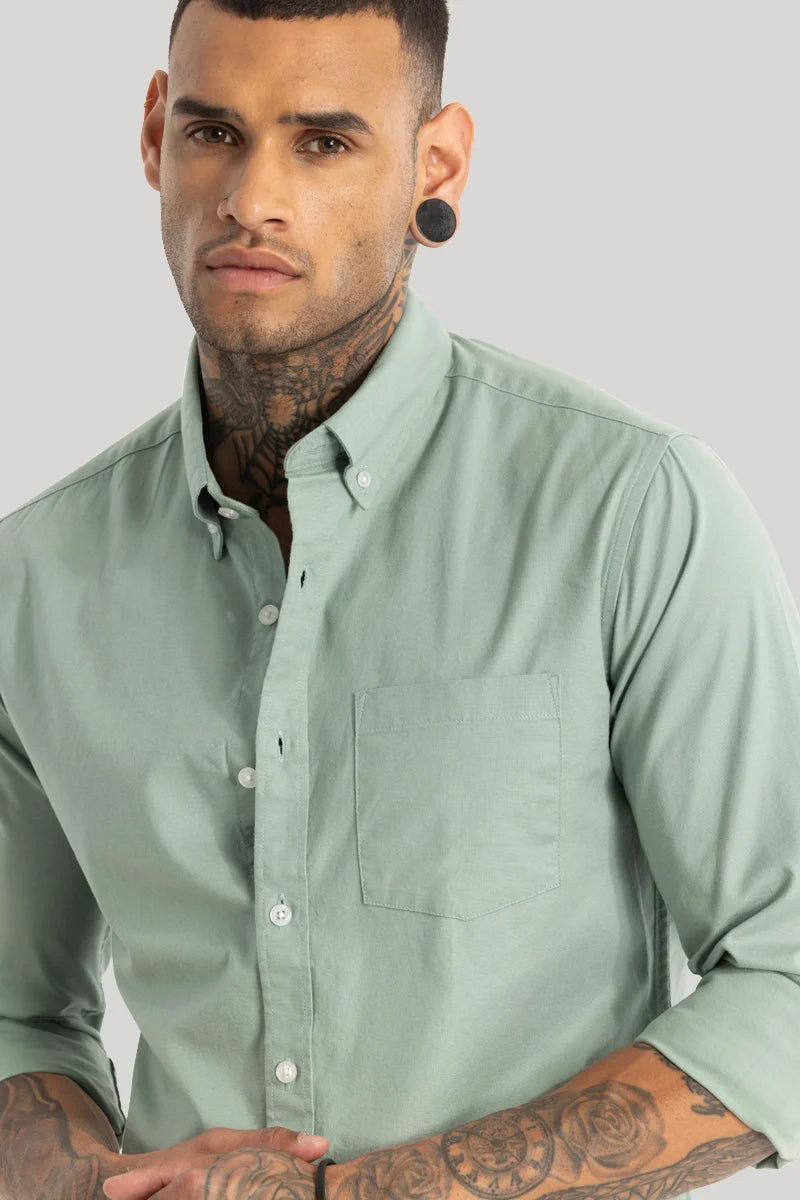 Light Green Oxford Shirt