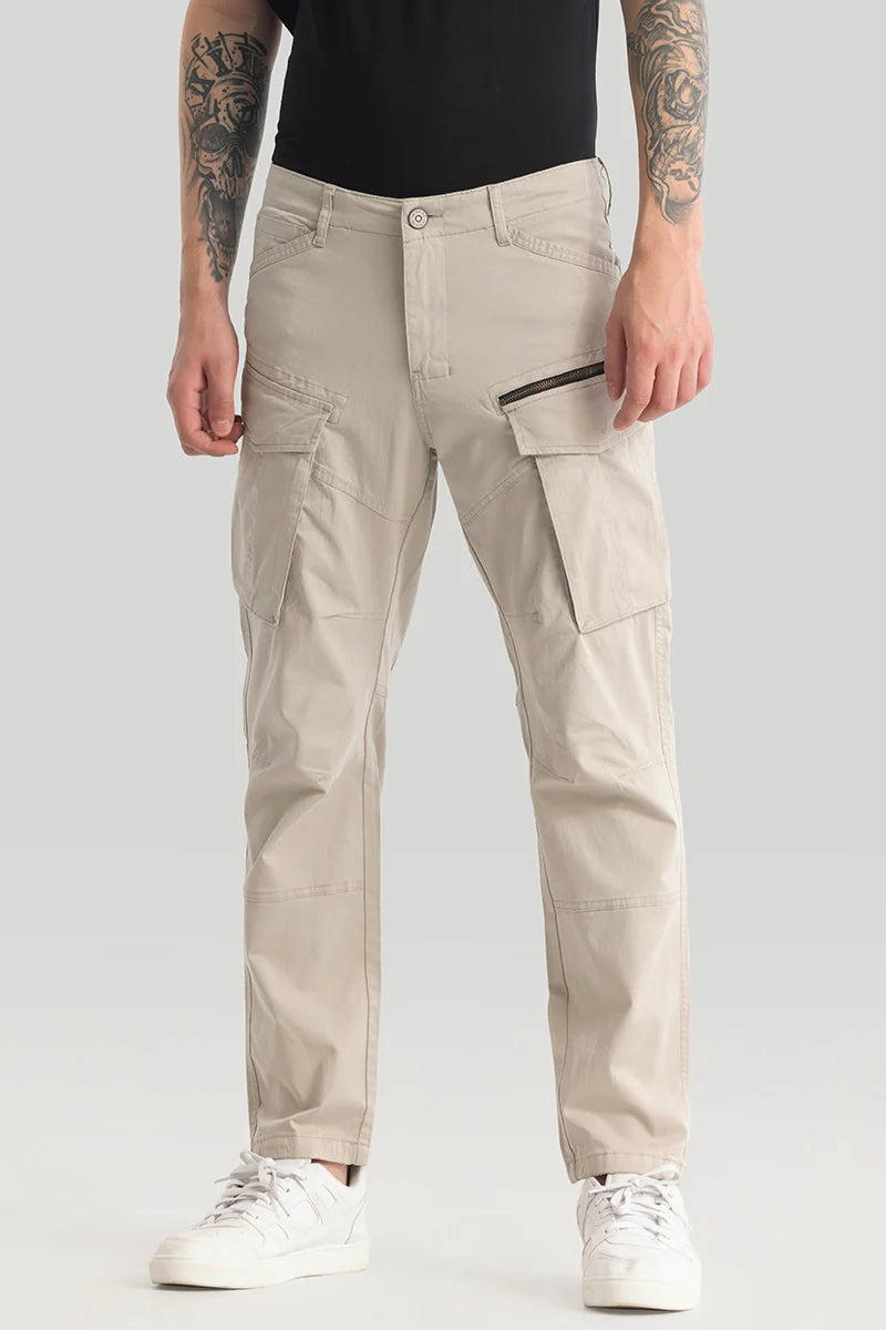 Tyke Pro Beige Cargo Pant