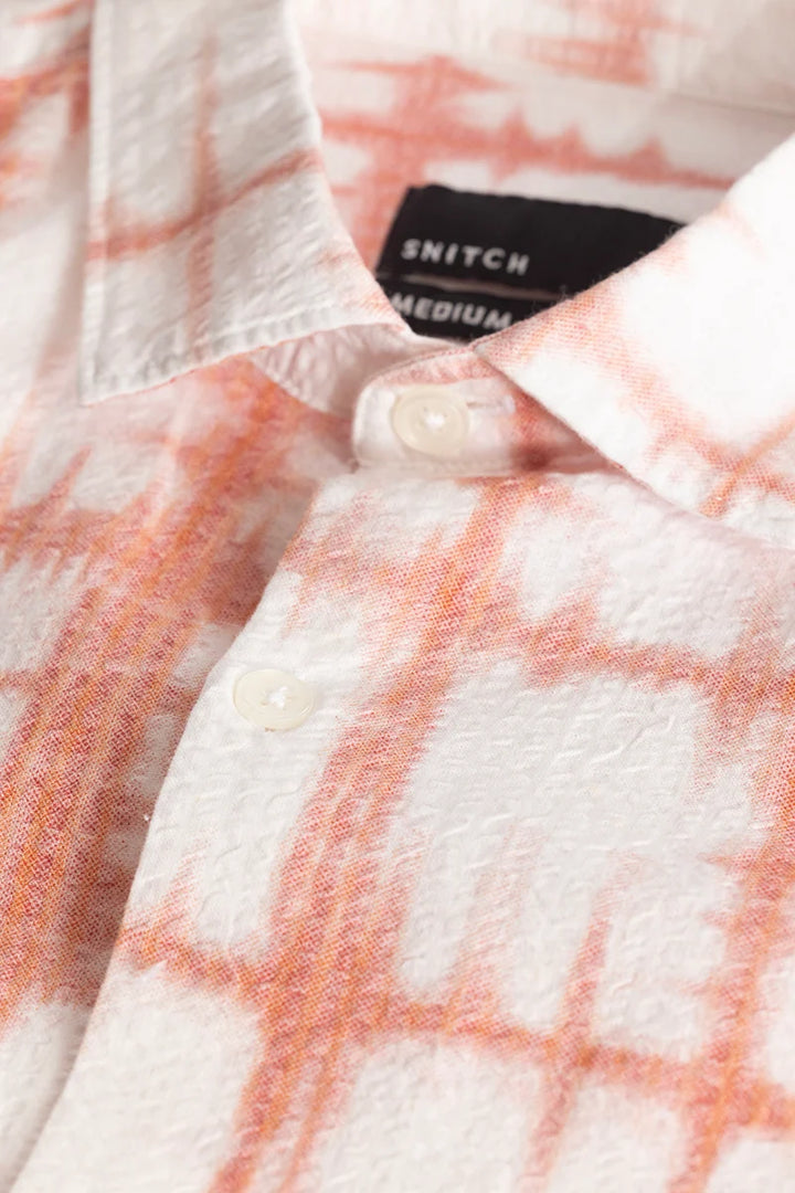 Patternoir Abstract Peach Shirt