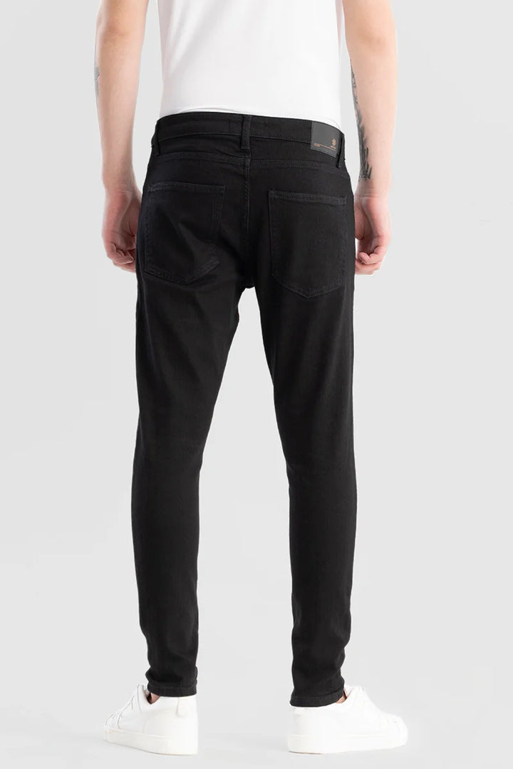 Pantzique Skinny Fit Black Jeans