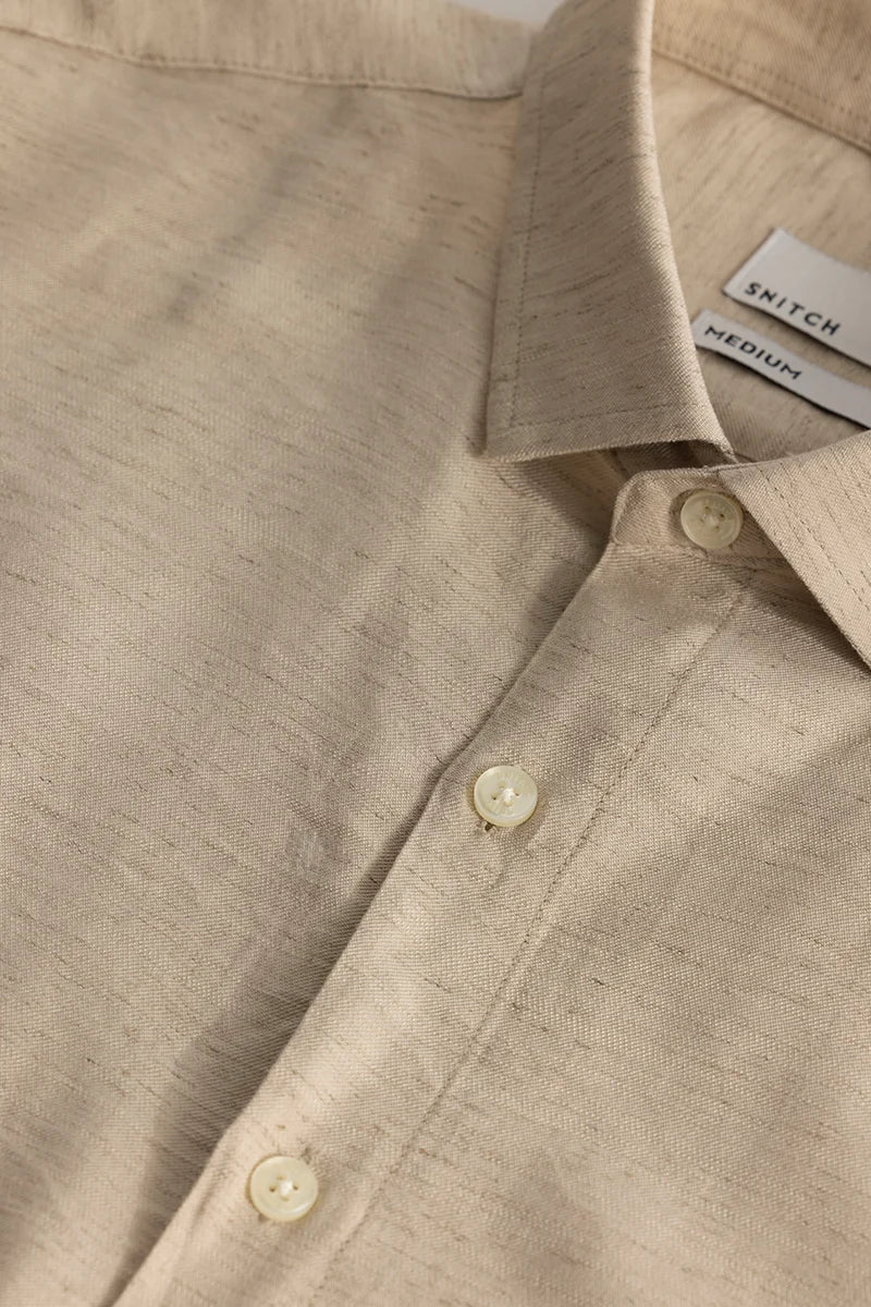 Shirtease Beige Shirt