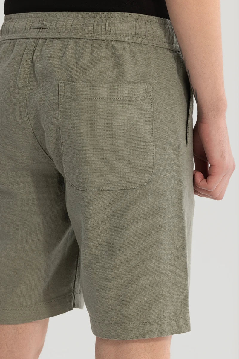 Sage Cotton Shorts