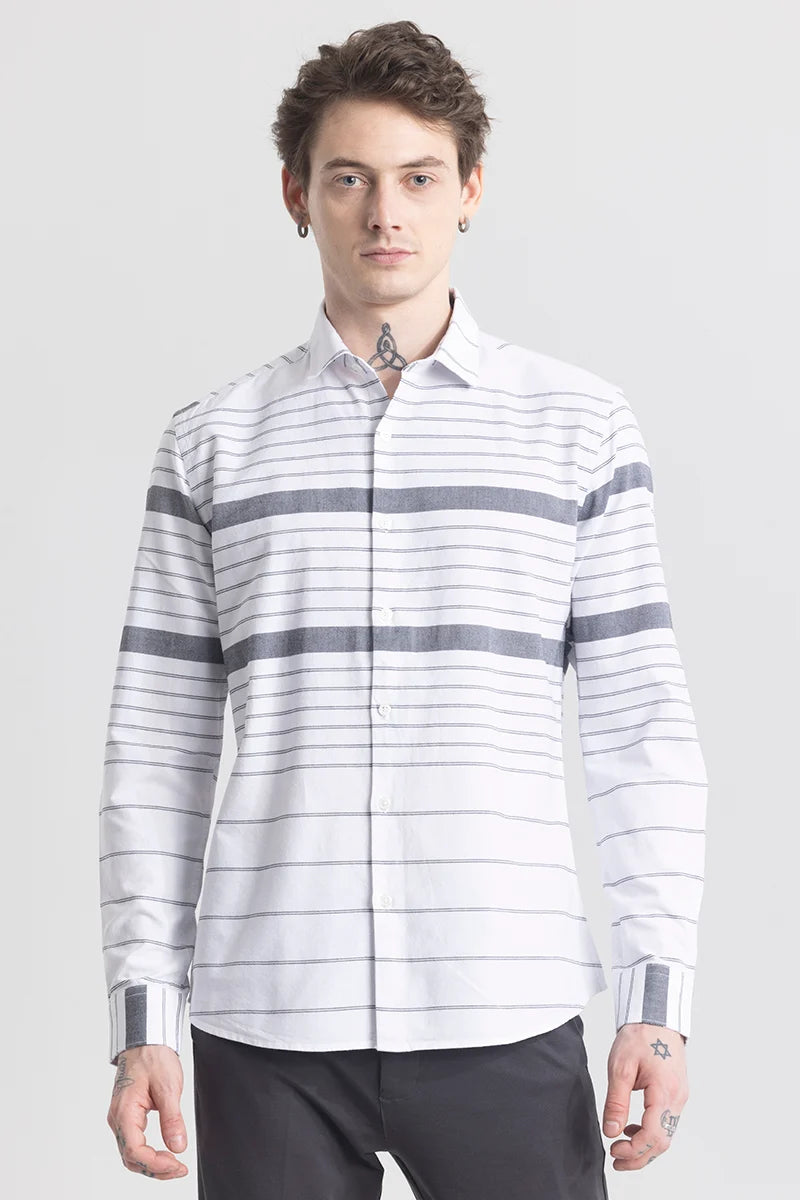 StripeZephyr White Striped Shirt