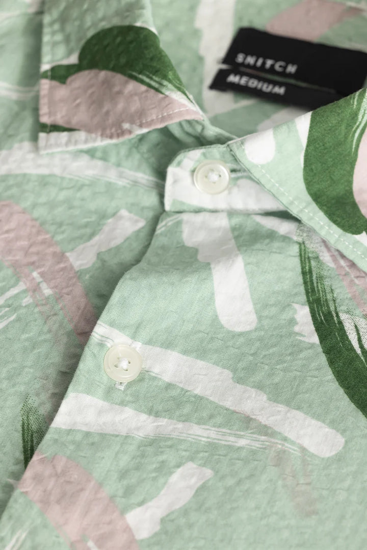 Foliavogue Green Abstract Shirt