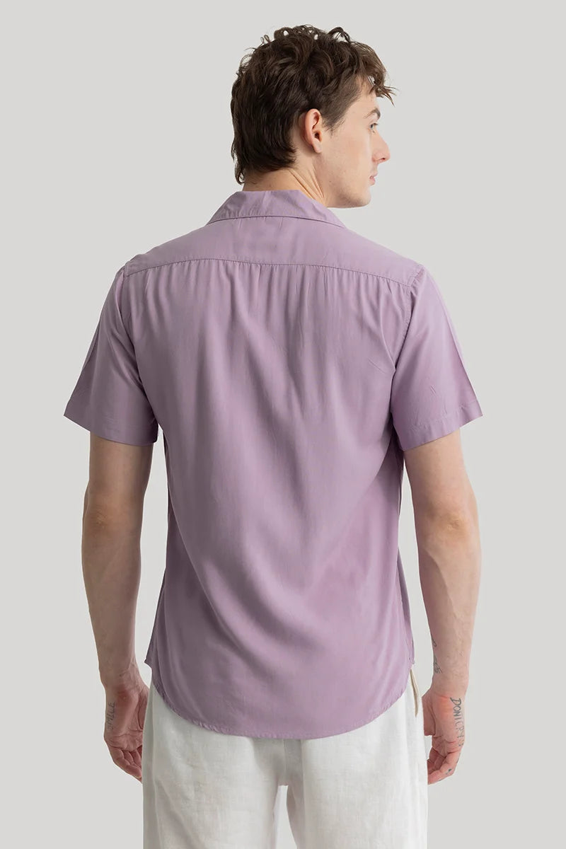 Bianca Lavender Plain Shirt