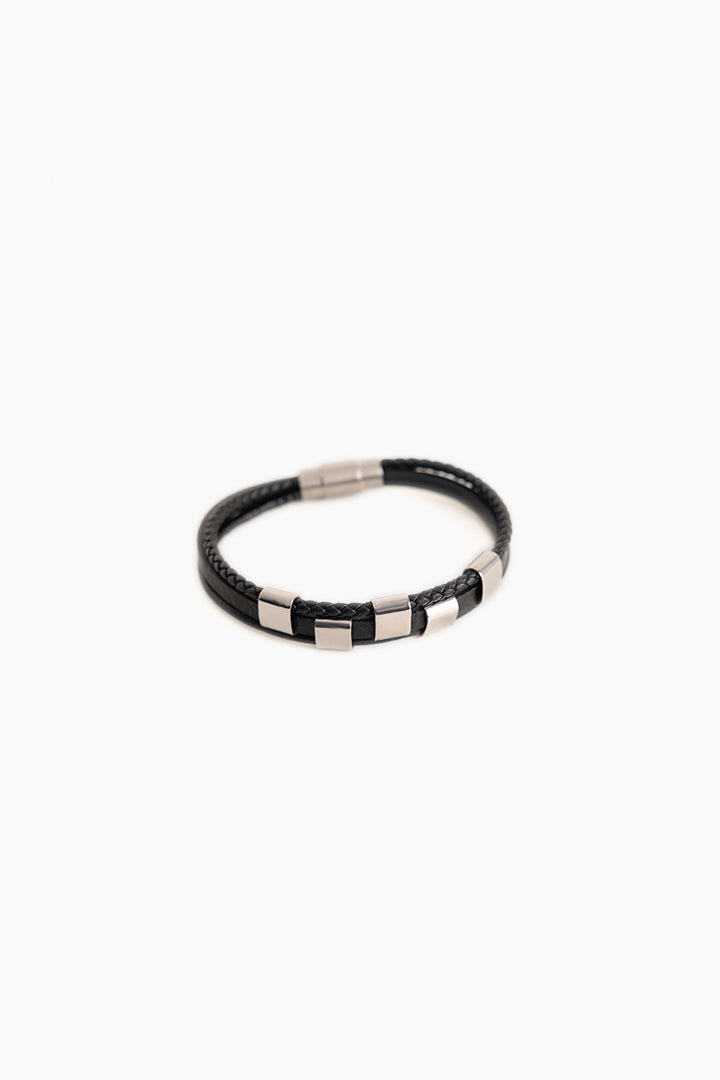 Metal Black Trio Bracelet