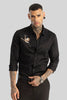 Black Embroidered Shirt