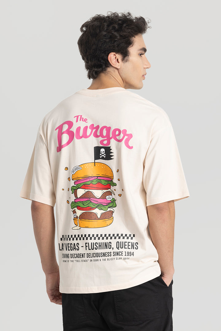 The Burger Cream Oversized T-Shirt