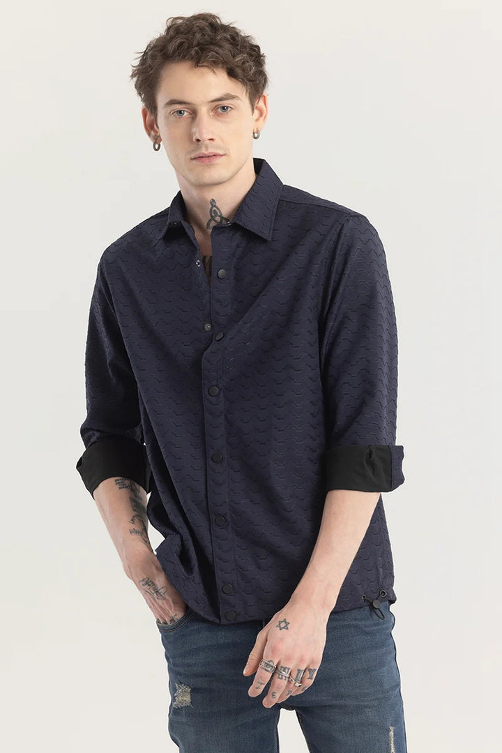 Wavique Navy Shirt