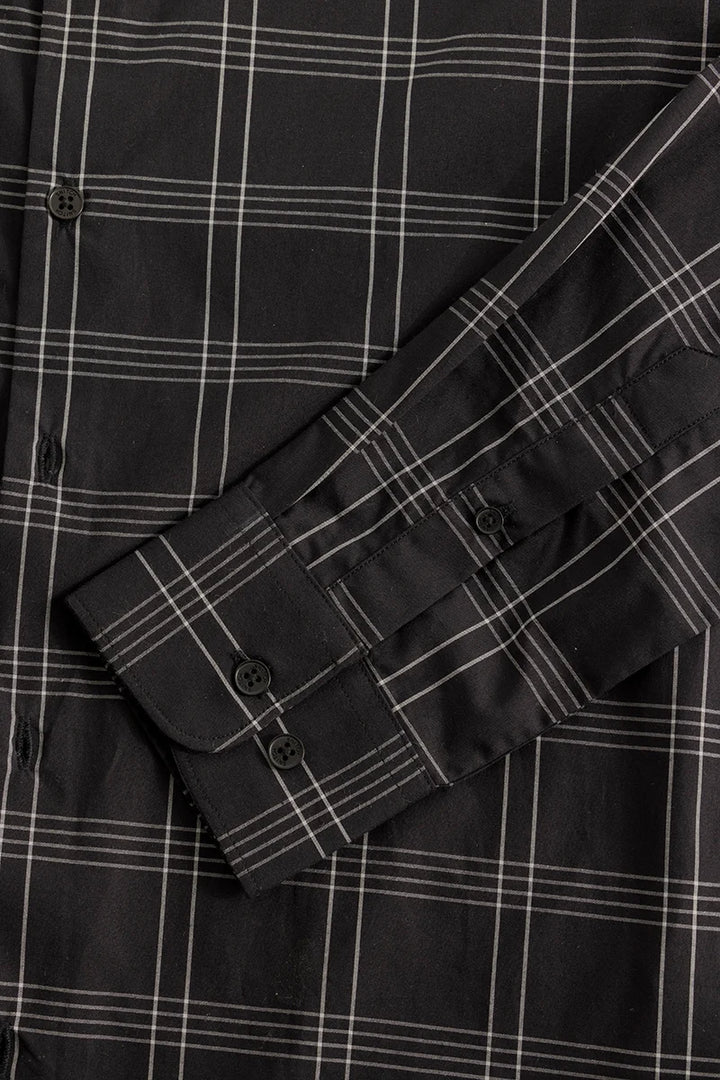 Margaux Black Checks Shirt