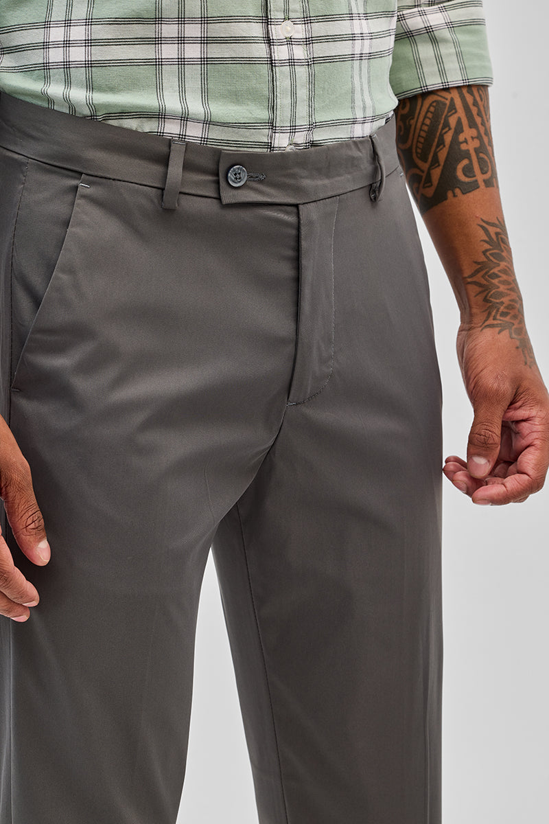 Grey Slim Fit Chinos