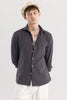 Linen Line Grey Stripe Shirt