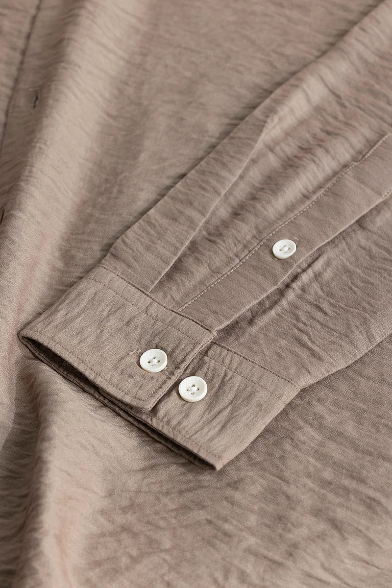 CharmShirt Beige Plain Shirt