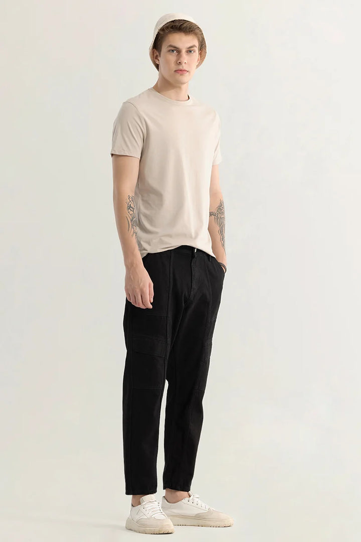 Cargotic Black Baggy Fit Jeans