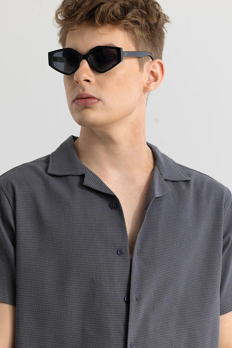 Daphne Charcoal Grey Plain Shirts