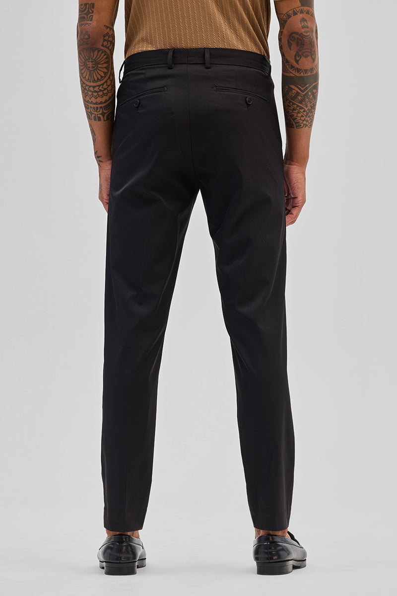 Black Slim Fit Chinos