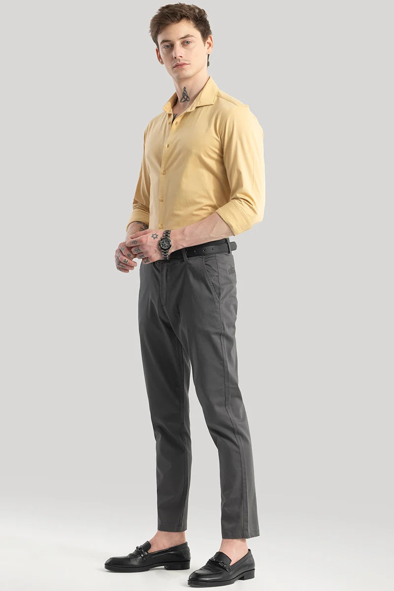 Ulrik Yellow Plain Shirt