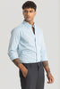 Light Blue Solid Oxford Shirt