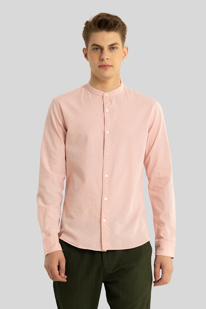 Elevate Pink Plain Shirt