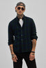 Navy Twill Flannel Shirt