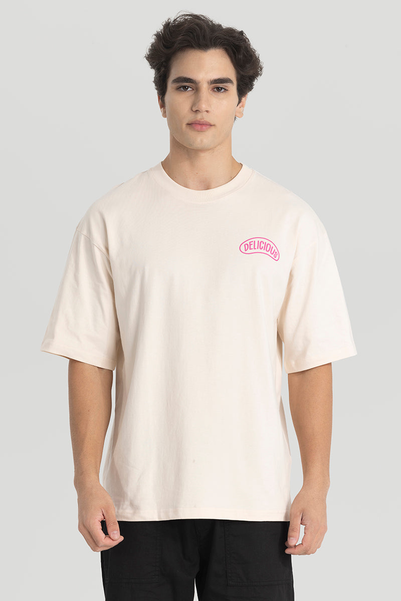 The Burger Cream Oversized T-Shirt