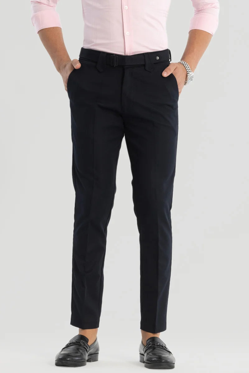 Black Slim Fit Trousers