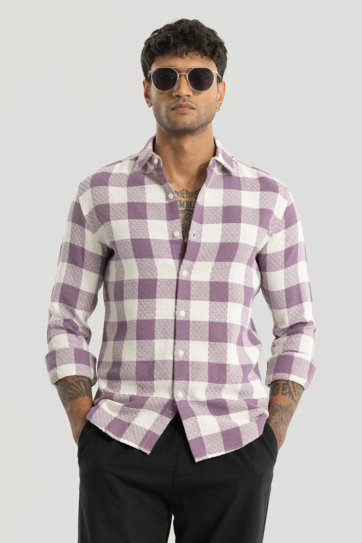 Armor Purple Checks Shirt