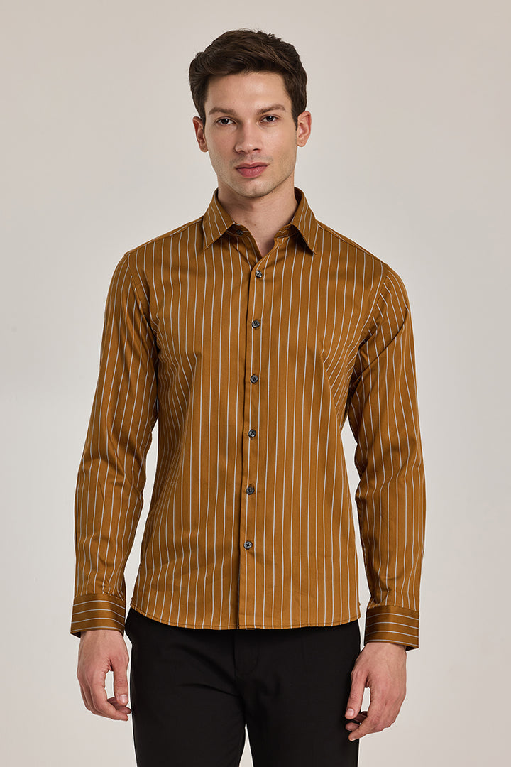 Mustard Stripes Shirt