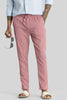 Harbor Pink Stripes Slim Fit Trousers