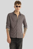 Carmine Grey Knitted Shirt