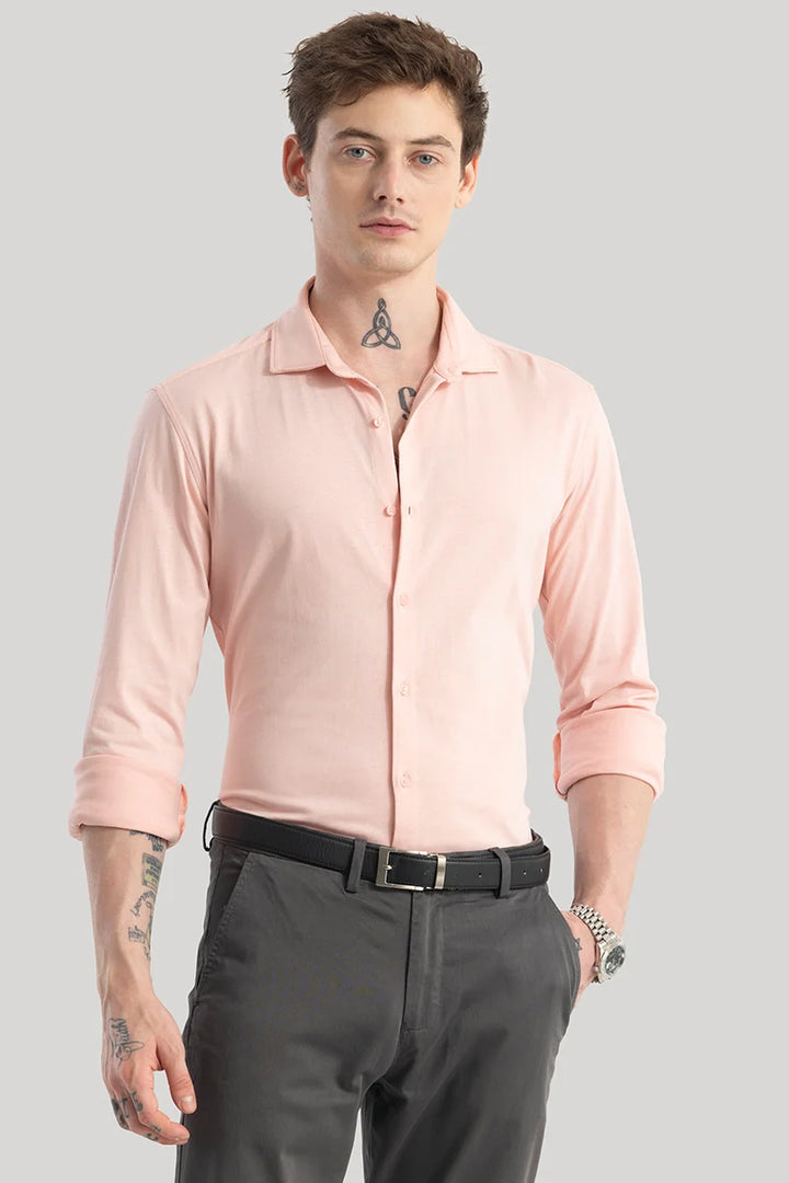 Ulrik Pink Plain Shirt