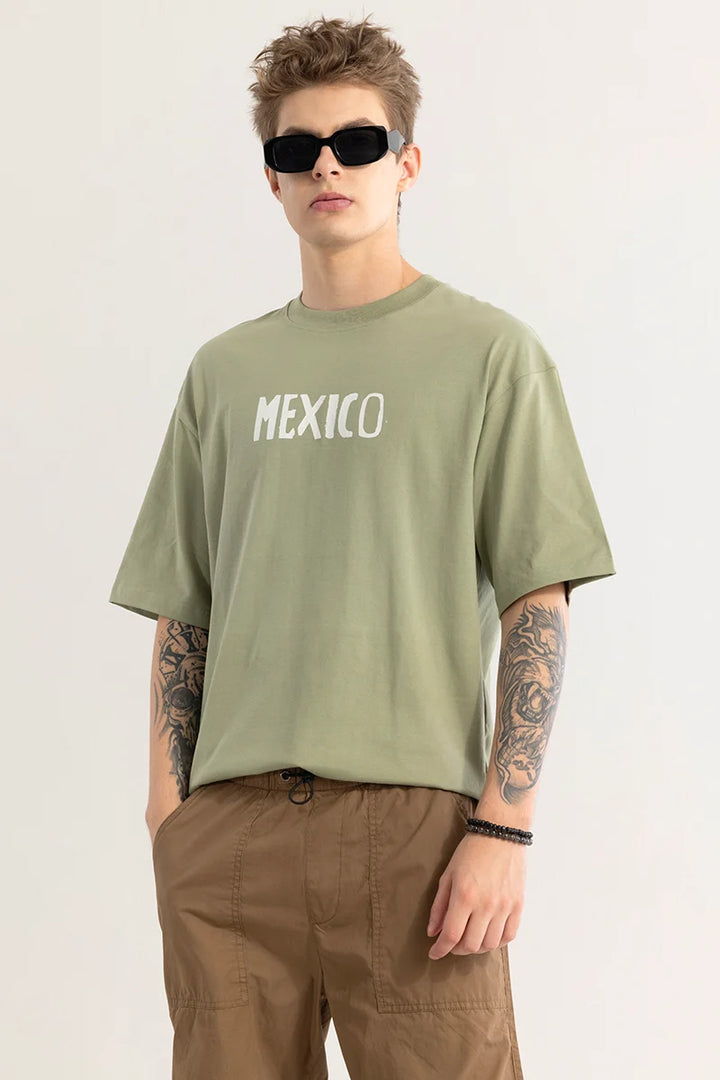 TaduSerene Green Oversized T-Shirt