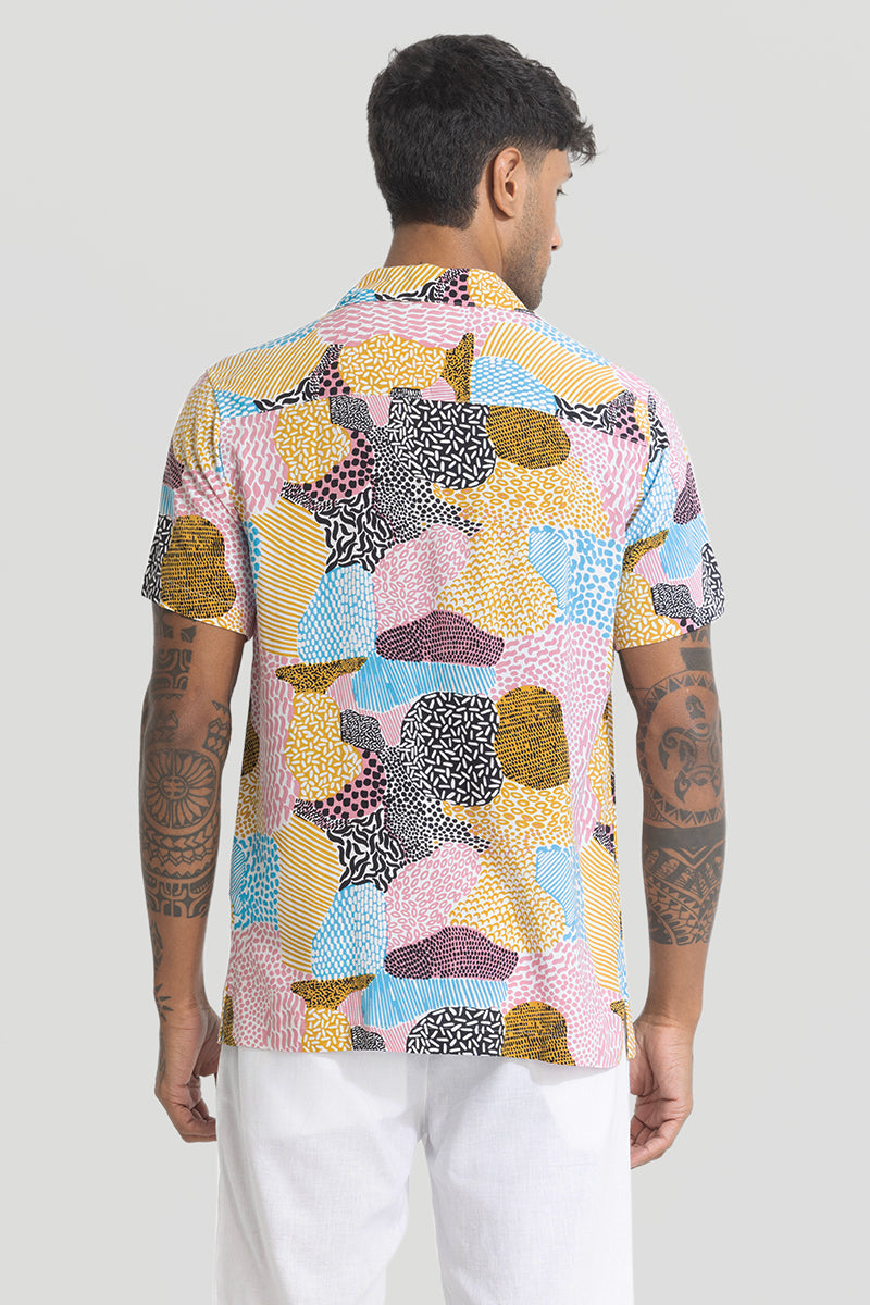 Light Pink Abstract Shirt