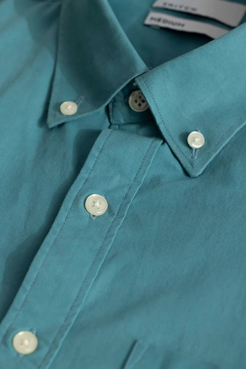 Teal Oxford Shirt