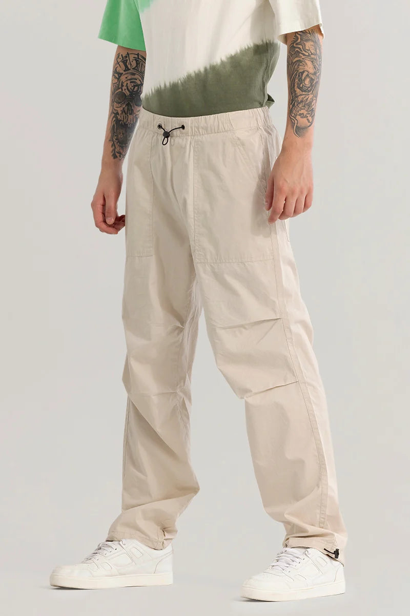 Nimbusflex Beige Parachute Pants