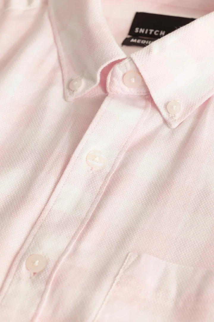 Nicolas Light Pink Checks Shirt