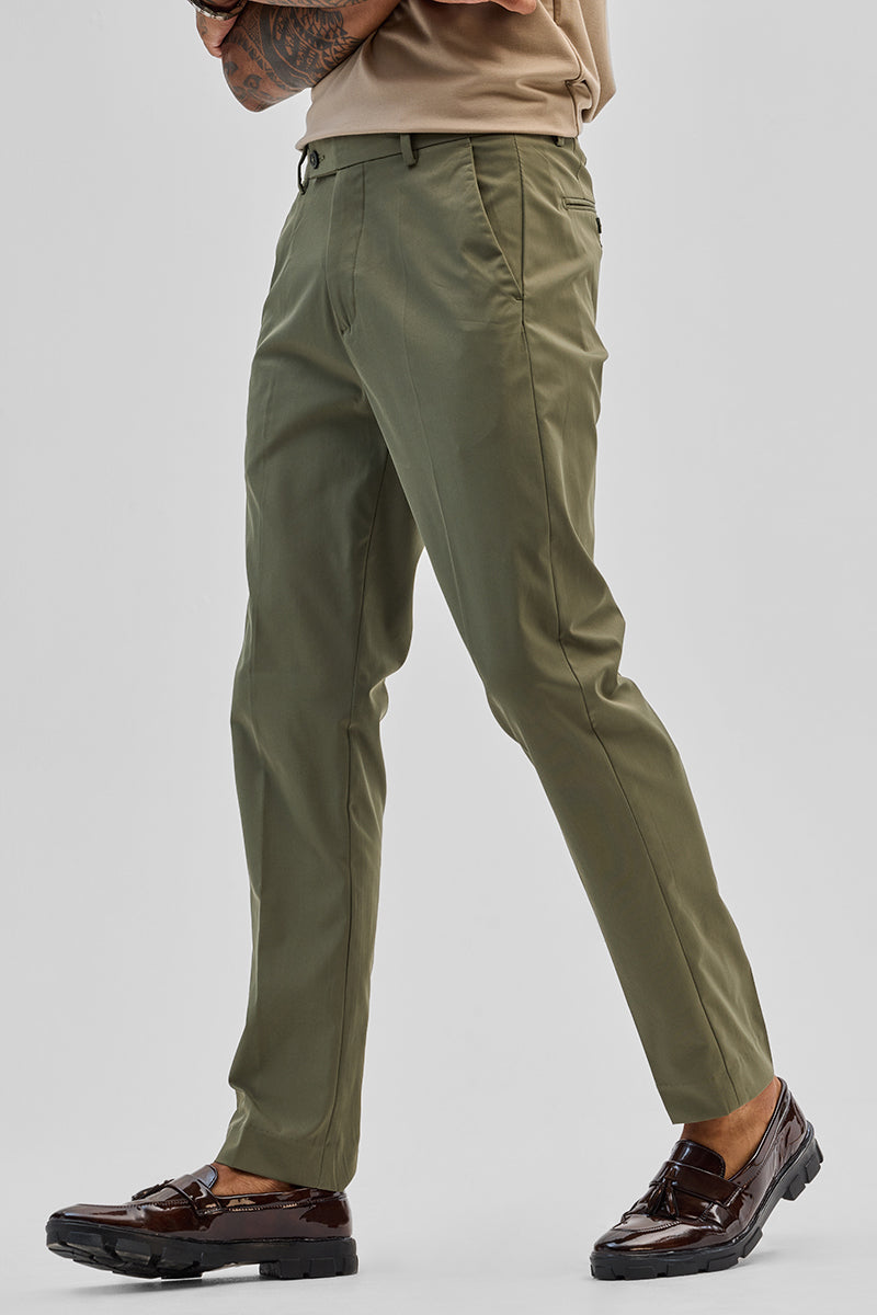 Olive Slim Fit Chinos