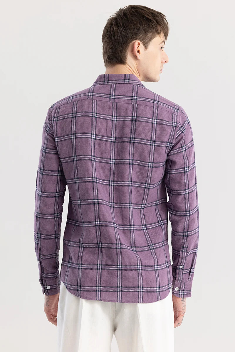 Siren Purple Checks Shirt