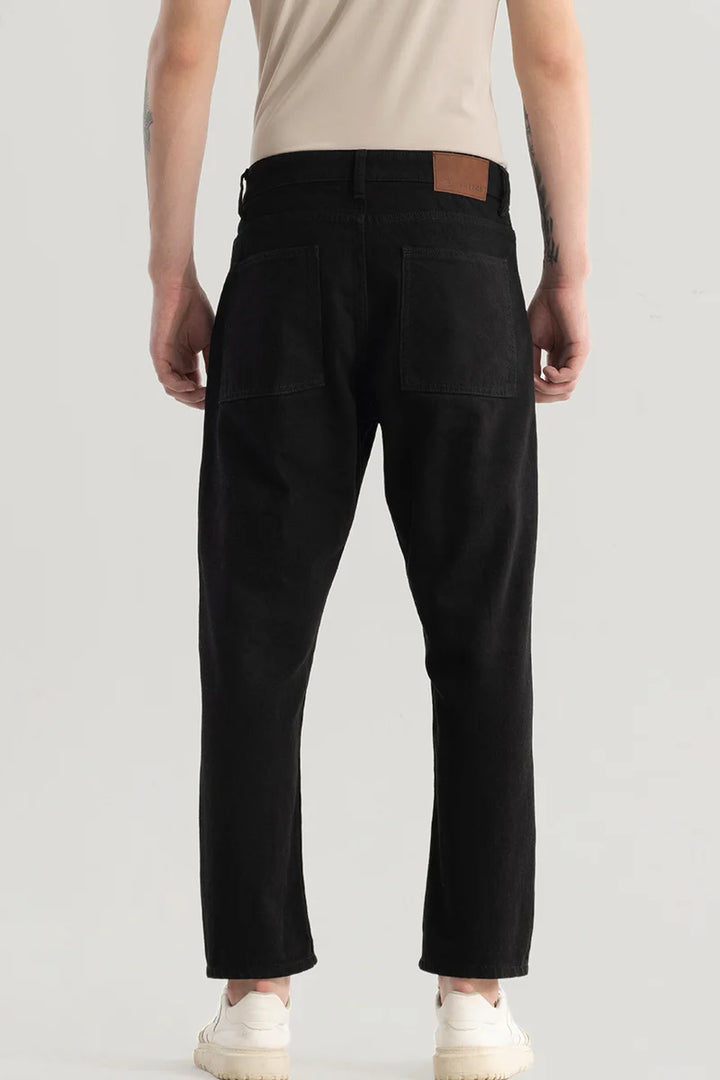 Cargotic Black Baggy Fit Jeans