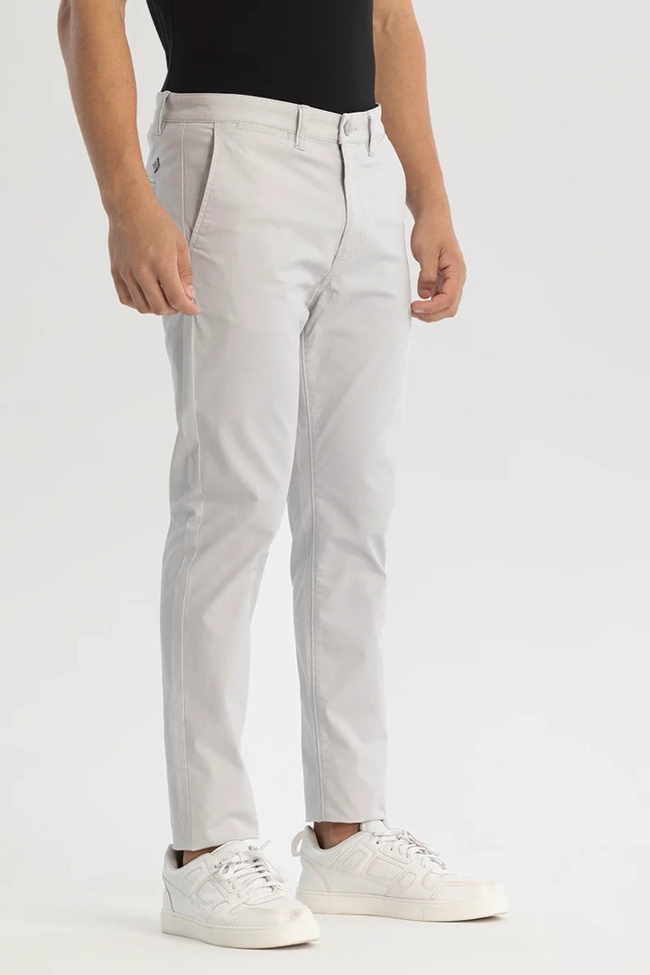 Light Grey Slim Fit Chinos