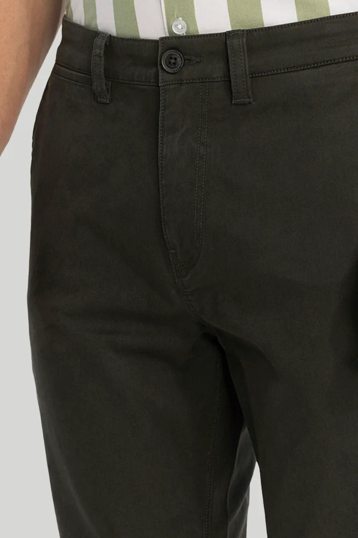 Black Slim Fit Chinos