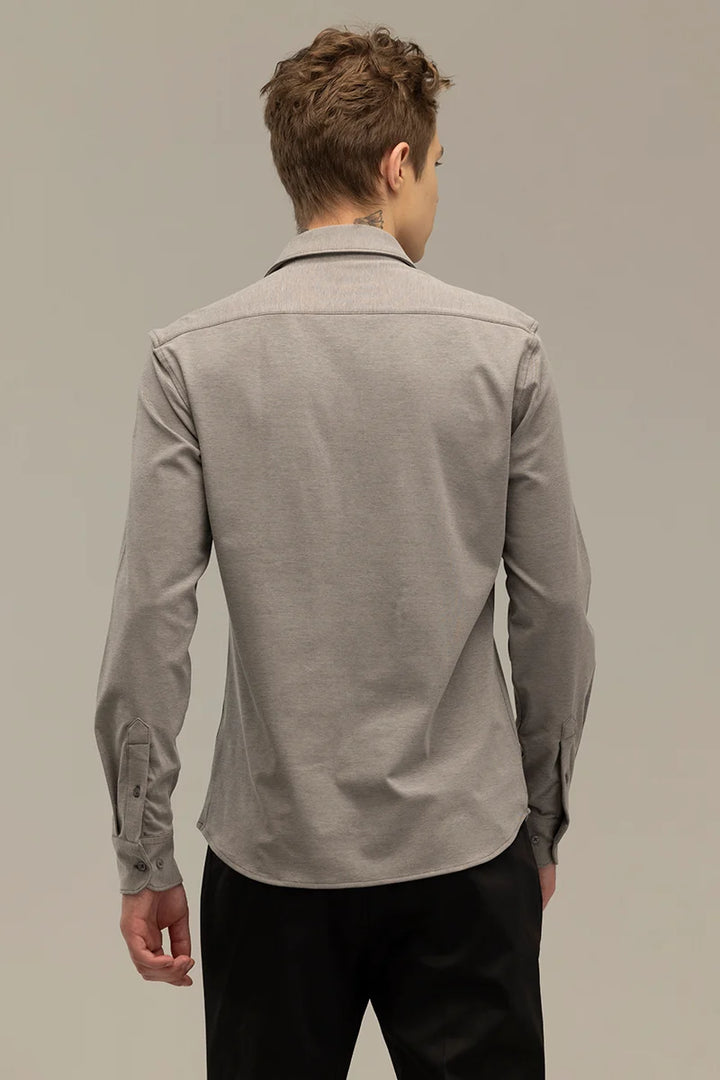 Ulrik Grey Plain Shirt