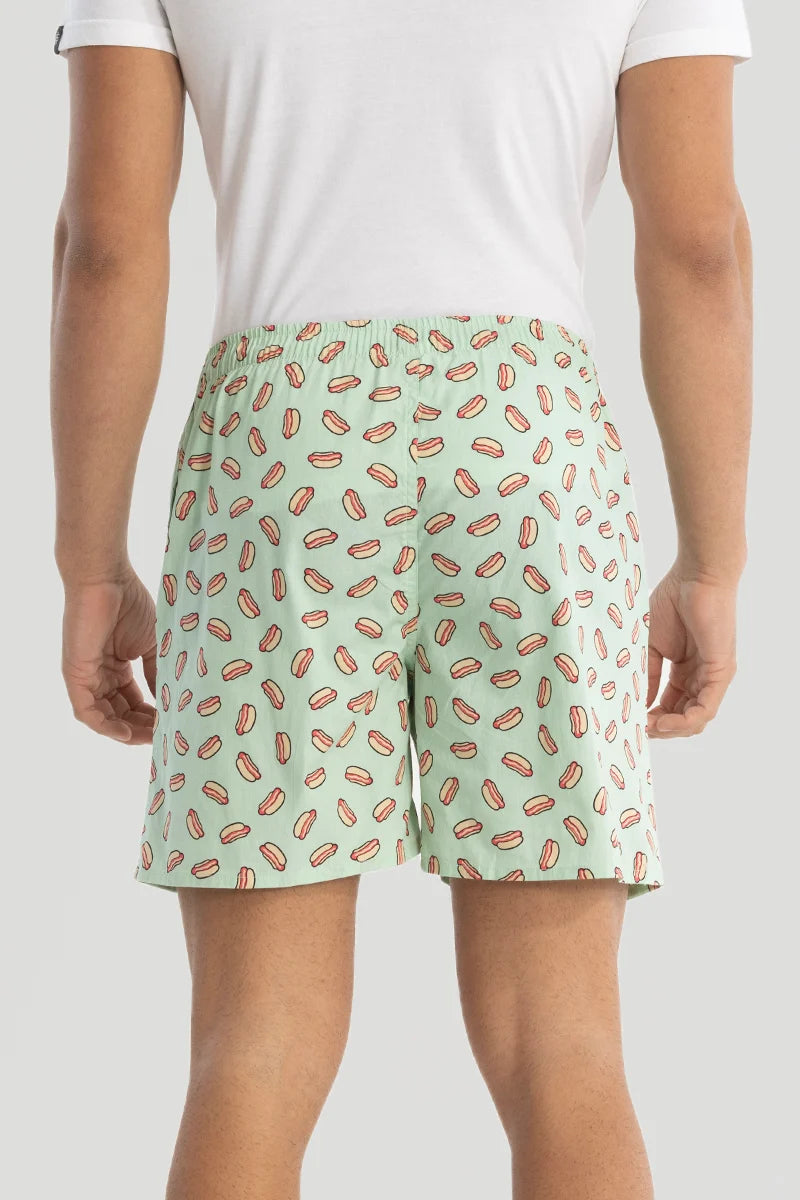 Mint Printed Boxers