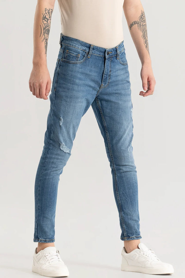 Eirik Steel Blue Skinny Fit Jeans