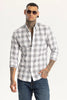 Grey Checks Linen shirt