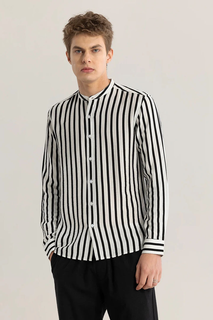 Nautistripe Black Stripe Shirt