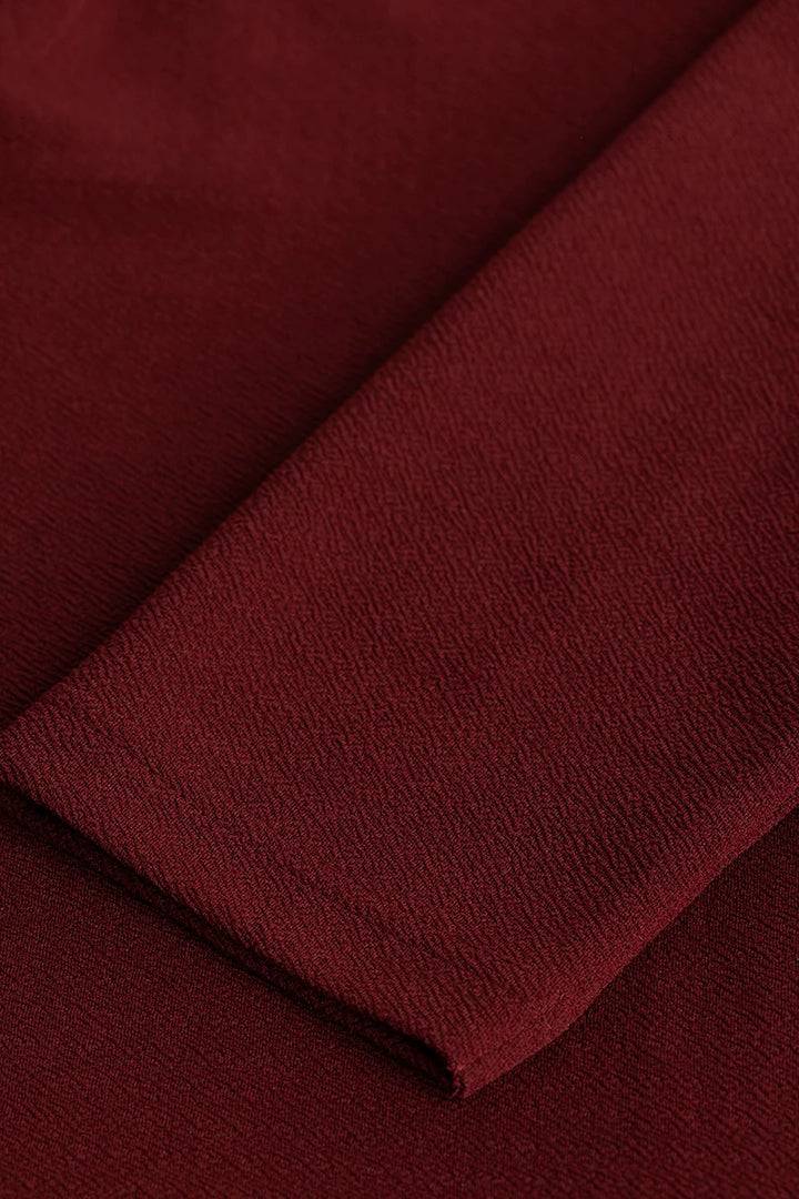 Jetter Maroon Plain T-Shirt