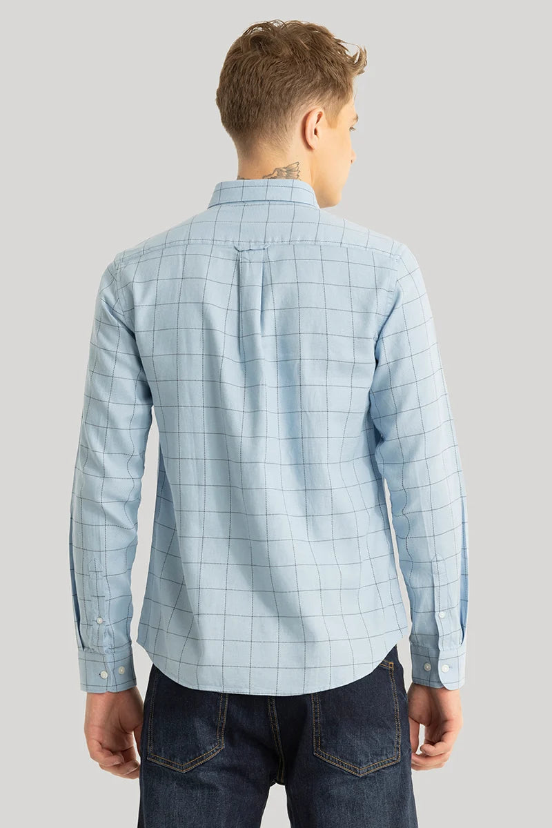 Philippe Light Blue Checks Shirt